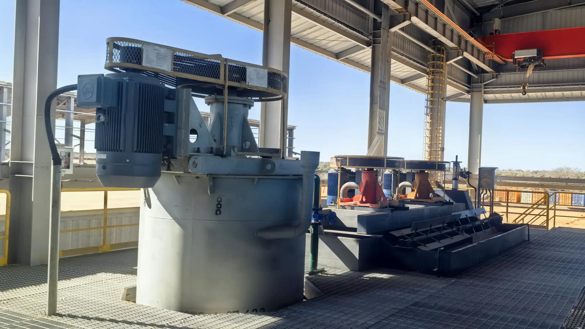 A 500 t/d gold ore processing project at a gold mine in Zimbabwe
