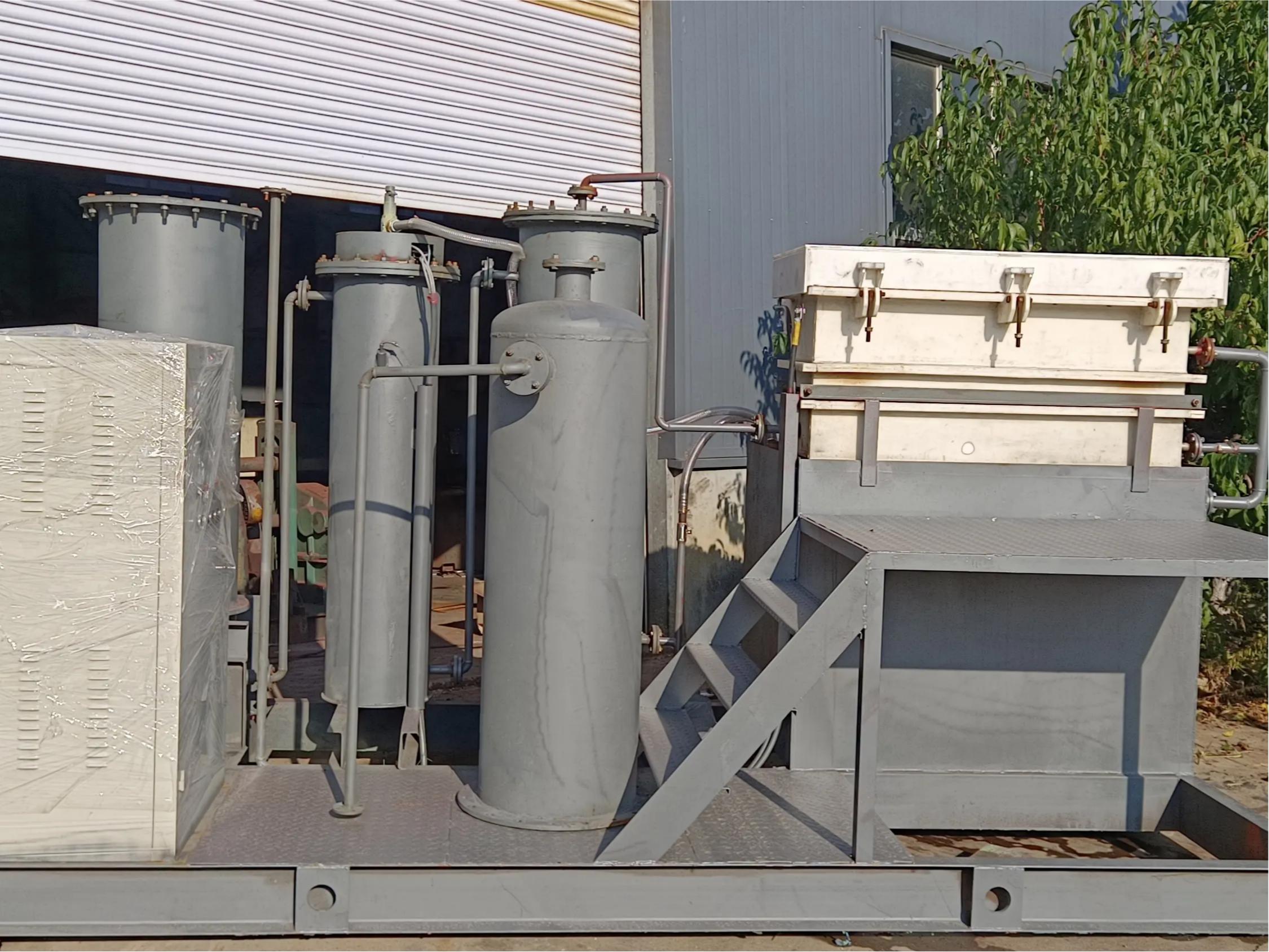 Normal temperature and normal pressrue desorption electrolysis system