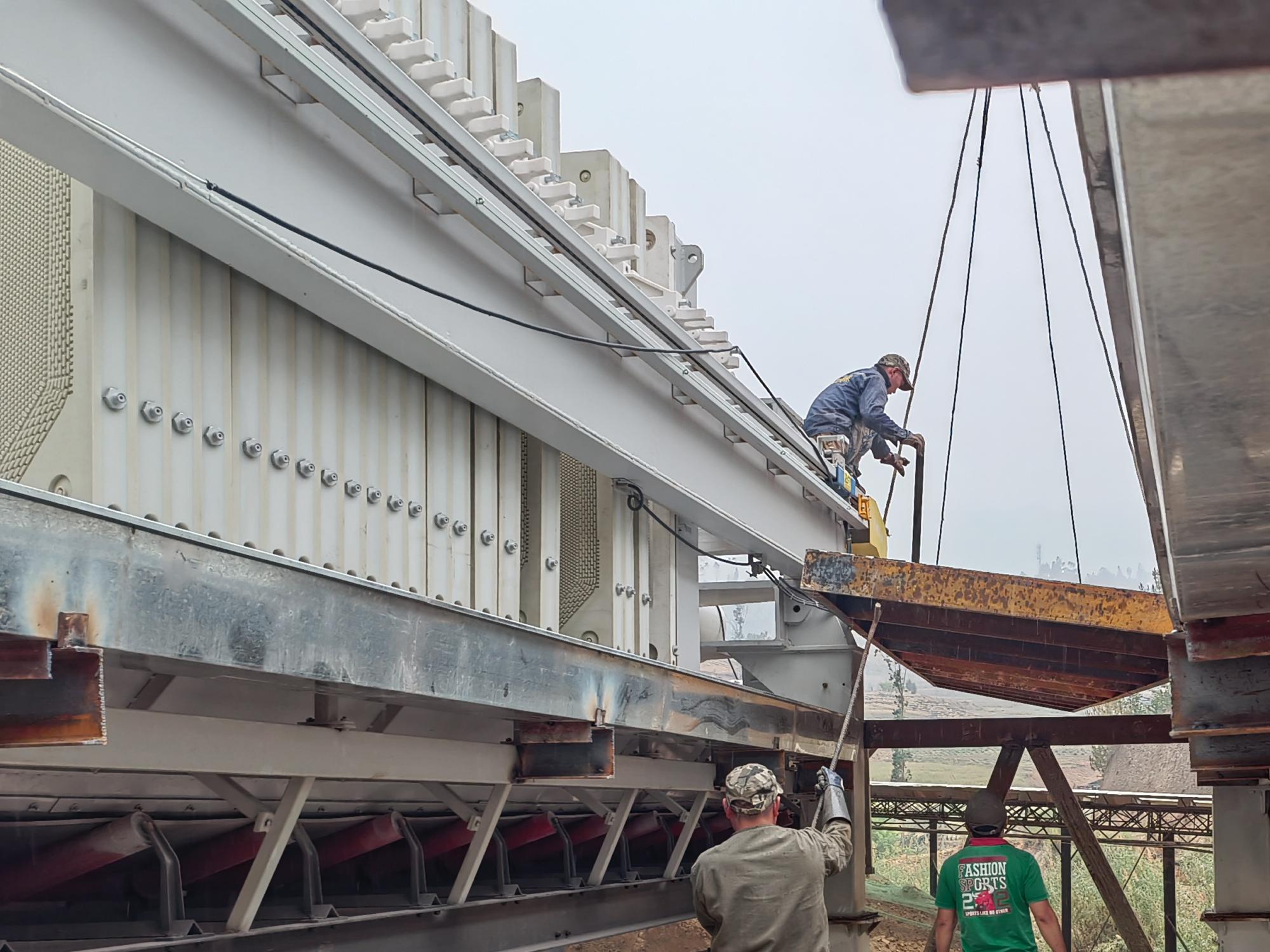 Plate frame pressure filter