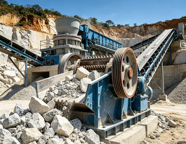 Brazil Granite Aggregate Crushing Line