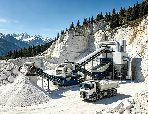 Italy Dolomite Crushing Line