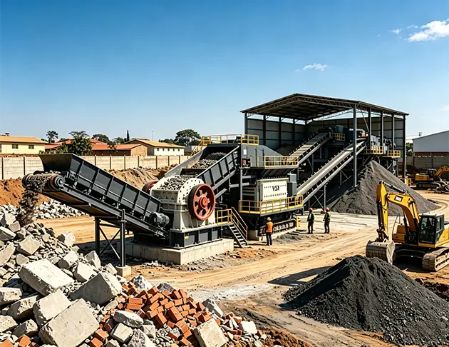 Kenya Construction Waste Recycling Line