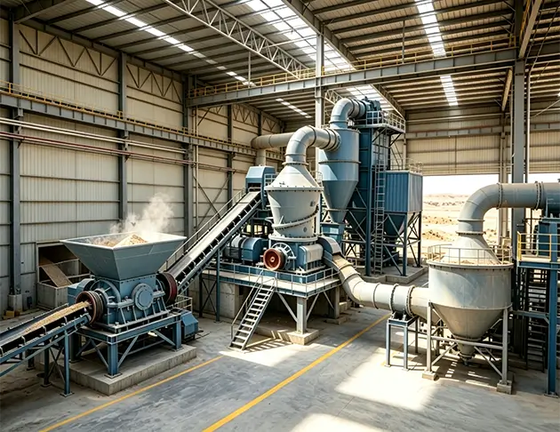 Mauritania Mineral Powder Plant