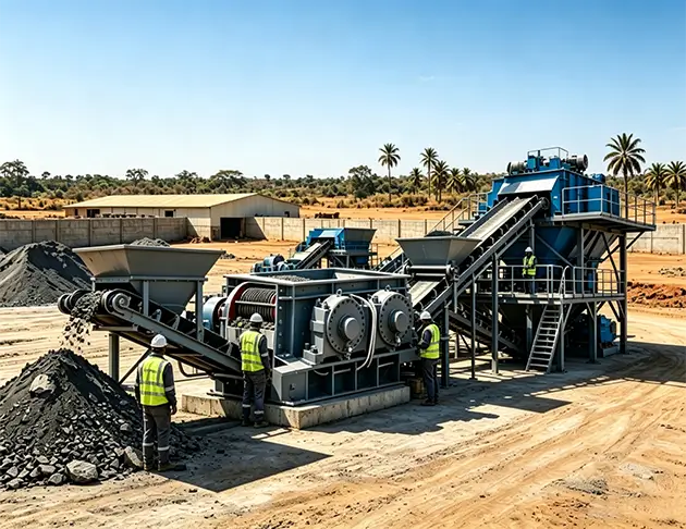 Nigeria Shale Crushing Line