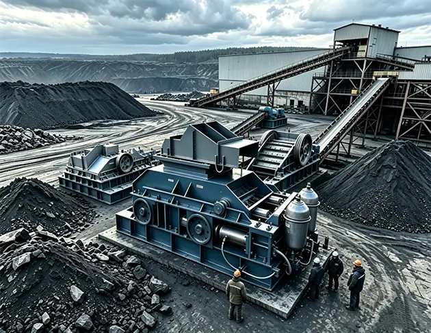 Russia Coal Gangue Crushing Line