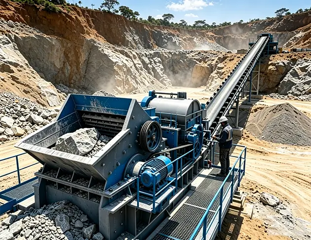 Línea de remodelación de granito de Tanzania