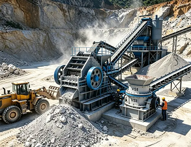 Vietnam Limestone Sand Making Line